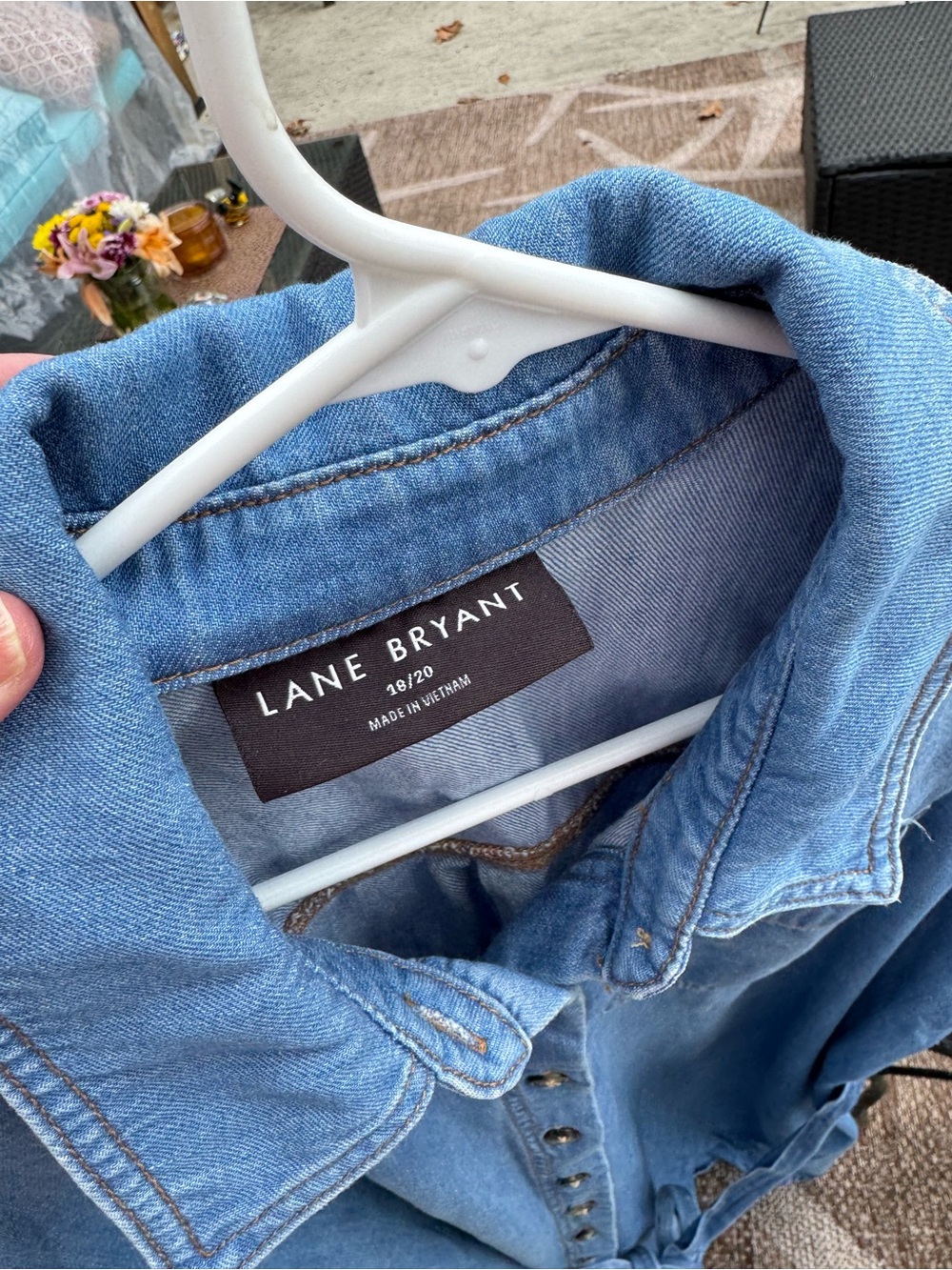 Lane Bryant Light Blue Denim dress